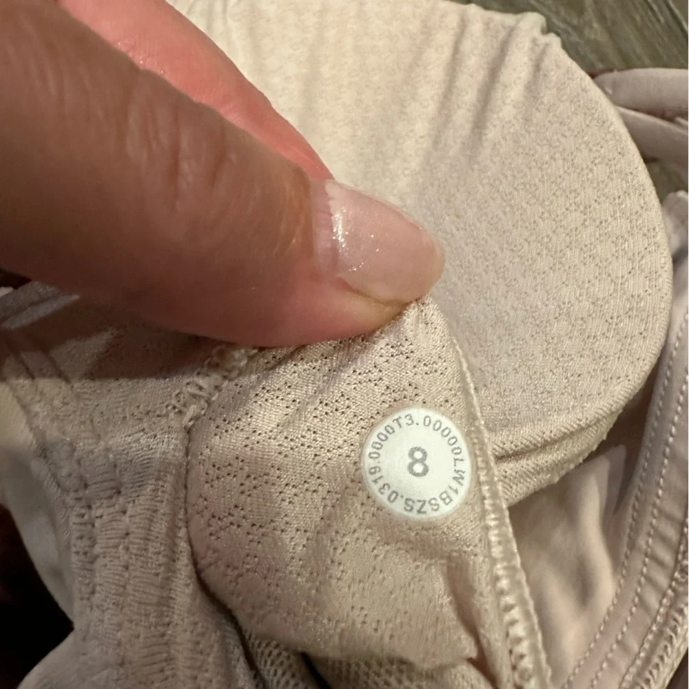 Lululemon Tied in Energy 2-in-1 Tank ~ Sz 8 Plumful / Pink Bliss Built In Bra - Picture 6 of 8
